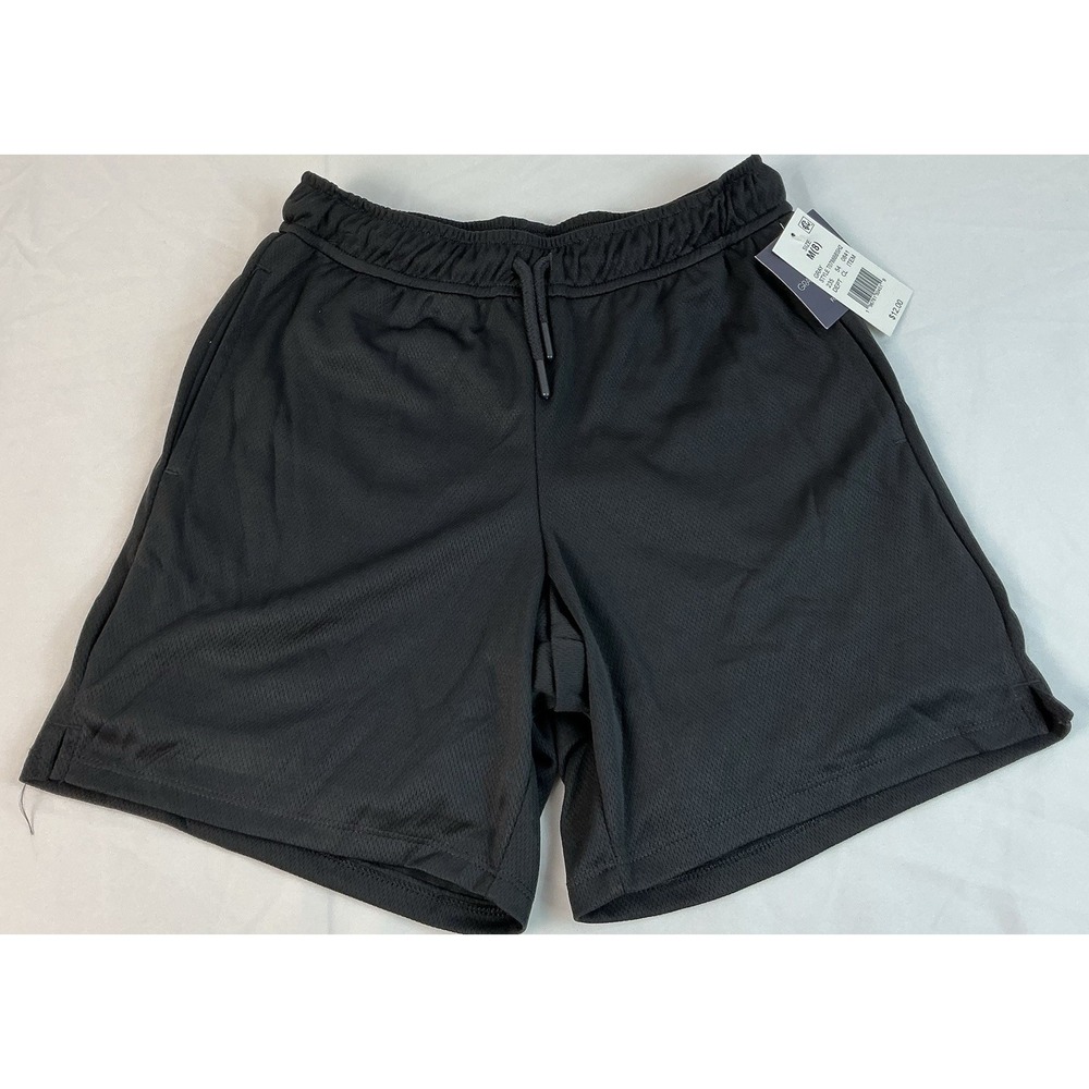 Grayson Threads Boys Athletic Mesh Shorts DKGray Sz M 8 Drawstring Elastic Waist